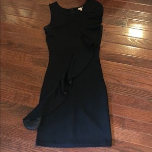 Women’s Black Dress with Ruffles